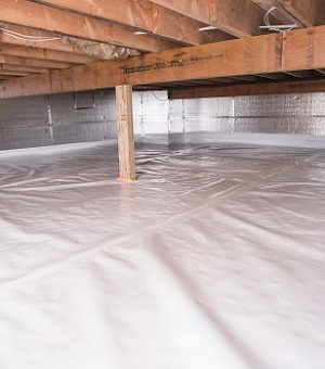 Installed crawl space insulation in Brooklyn Park