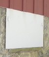 head-on view of one of our doors installed in Circle Pines for crawl spaces
