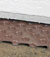 crawl space insulation installed in Anoka over our extra large drainage matting