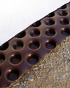 Crawl space drainage matting in a home in Anoka, Minnesota