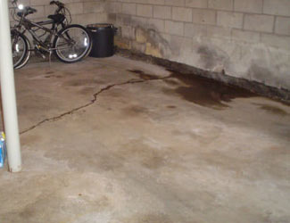 basement floor crack repair system in Minnesota
