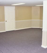 Plastic 20-mil vapor barrier for dirt basements, Anoka, Minnesota installation