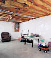 CleanSpace® basement wall vapor barrier installed in Northfield