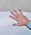 closeup of a plastic basement wall covering on concrete in Northfield